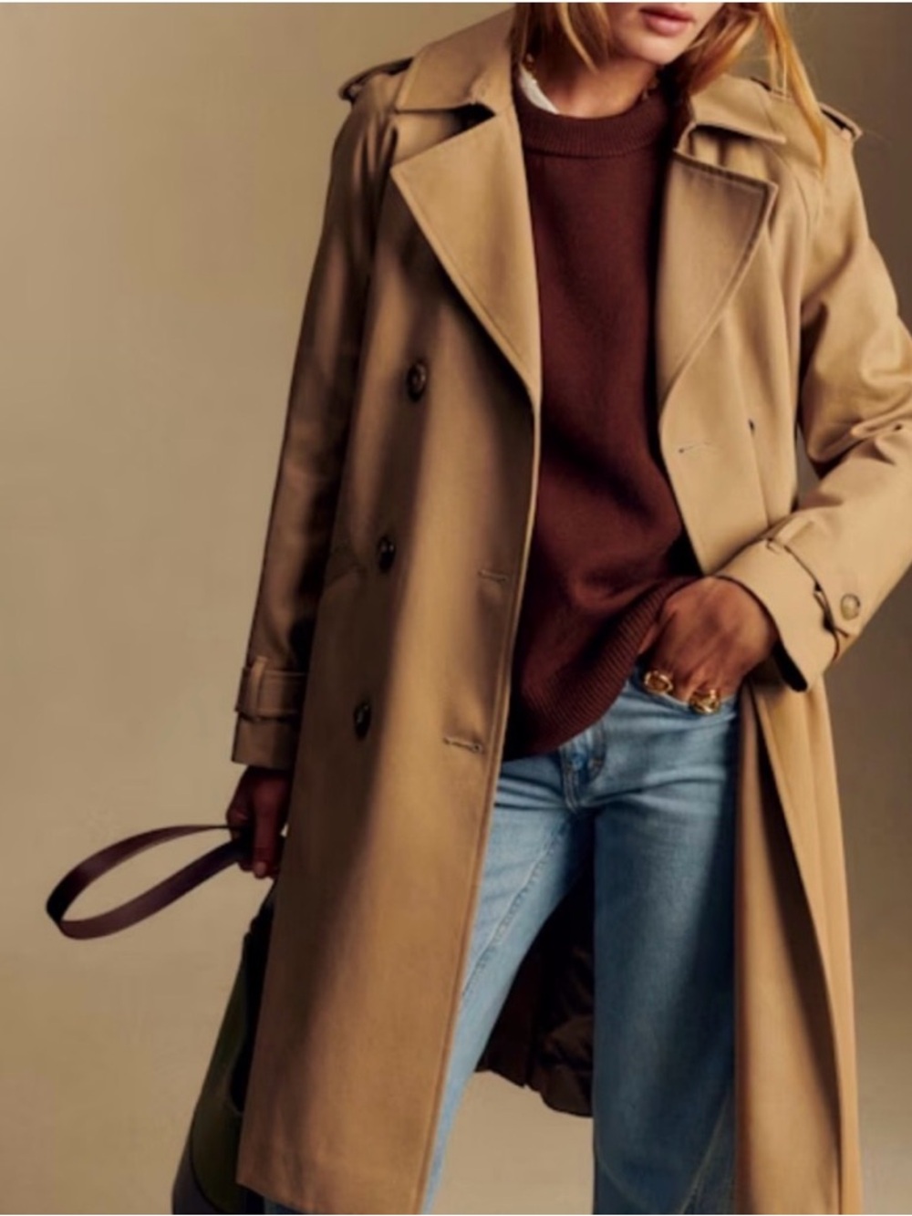 Sezane trench coat